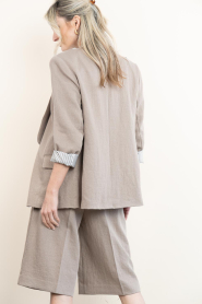 Dante6 |  Viscose blazer Dayva | beige | Picture 10