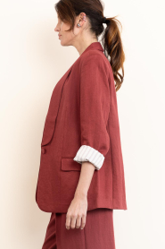 Dante6 |  Viscose blazer Dayva | burgundy | Picture 8