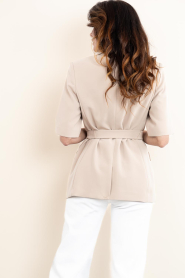 Dante6 :  Blazer with short sleeves Nissa | beige - img8