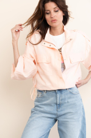 Dante6 |  Sheer bomber jacket Mindy | pink | Picture 5