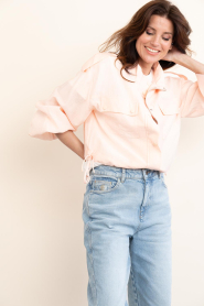 Dante6 |  Sheer bomber jacket Mindy | pink | Picture 8