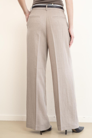 Dante6 |  Viscose trousers Kenila | beige | Picture 6