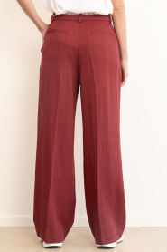 Dante6 |  Viscose trousers Kenila | burgundy | Picture 6