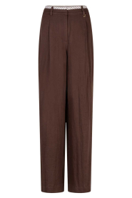 Dante6 |  Viscose trousers Kenila | brown | Picture 1