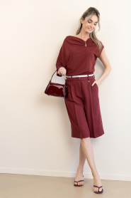 Dante6 |  Bermuda short Emra | burgundy  | Picture 3