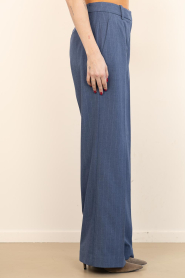 Dante6 |  Pinstripe trousers Alain | dark blue | Picture 5