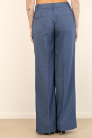 Dante6 |  Pinstripe trousers Alain | dark blue | Picture 6