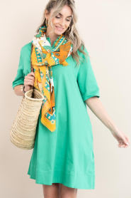 Wild |  Scarf with print Bandidas | green | Picture 4