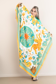 Wild |  Scarf with print Bandidas | green | Picture 5