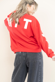 Haute L'Amitié :  Sweater with logo Maxi | red - img7