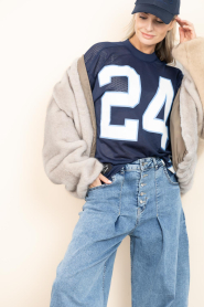 Haute L'Amitié :  Football T-shirt American | dark blue - img2