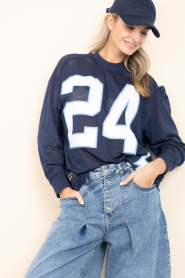 Haute L'Amitié :  Football T-shirt American | dark blue - img6