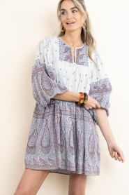 Antik Batik |  Mini dress with print Johri | blue | Picture 6