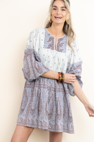 Antik Batik |  Mini dress with print Johri | blue | Picture 7