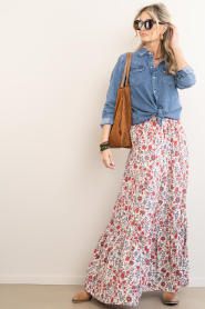 Antik Batik |  Maxi skirt with print Annie | multi | Picture 2