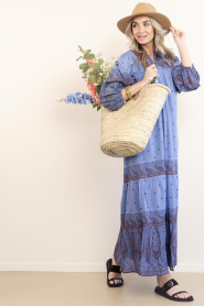Antik Batik |  Maxi dress with print Johri | blue | Picture 2