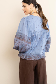 Antik Batik |  Top with print Johri | blue | Picture 7