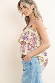 Antik Batik |  Top with print Jane | yellow | Picture 7