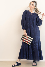 Antik Batik |  Maxi dress with print Bandini | blue | Picture 3