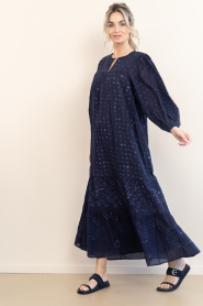 Antik Batik |  Maxi dress with print Bandini | blue | Picture 4
