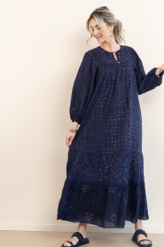 Antik Batik |  Maxi dress with print Bandini | blue | Picture 5