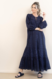 Antik Batik |  Maxi dress with print Bandini | blue | Picture 6