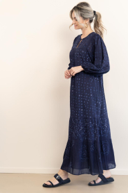 Antik Batik |  Maxi dress with print Bandini | blue | Picture 7