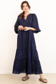 Antik Batik |  Maxi dress with print Bandini | blue | Picture 4