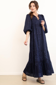 Antik Batik |  Maxi dress with print Bandini | blue | Picture 5