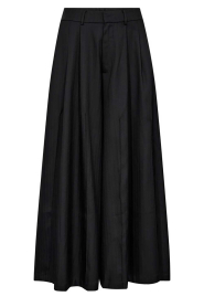 Co'Couture |  Ultra wide leg trousers Paris | black | Picture 1