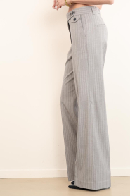 Co'Couture :  Tailored trousers with pinstripe Quin | beige - img6