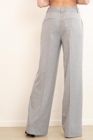 Co'Couture :  Tailored trousers with pinstripe Quin | beige - img7