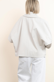STUDIO AR |  Soft leather cape/jacket Clara | natural | Picture 6
