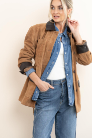 STUDIO AR :  Suede parka Bruna | camel - img6