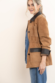 STUDIO AR :  Suede parka Bruna | camel - img8