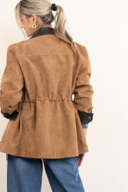 STUDIO AR :  Suede parka Bruna | camel - img9