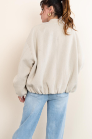 STUDIO AR :  Wool blend bomber jacket Ahti | natural - img8