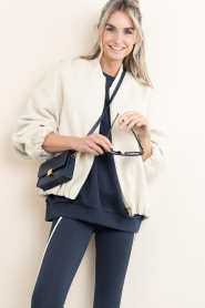 STUDIO AR |  Wool blend bomber jacket Ahti | natural | Picture 4