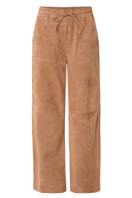 STUDIO AR |  Suede wide leg pants Nadia | camel | Picture 1
