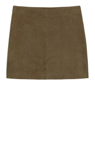 STUDIO AR |  Suede mini skirt Liliane | green