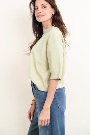 STUDIO AR |  Soft viscose sweater Isidre | green | Picture 7