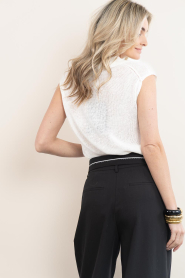 STUDIO AR |  Linen sleeveless top Paloma | natural | Picture 9