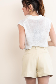 STUDIO AR |  Leather short Sophie | yellow | Picture 10