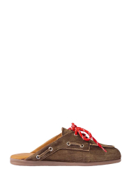 Posa |  Suede loafers Mule | brown | Picture 1