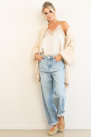 Posa |  Suede slip-on loafers Mule | beige | Picture 3