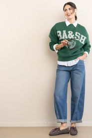 Posa :  Suede loafers brushed Daytona | dark green  - img2