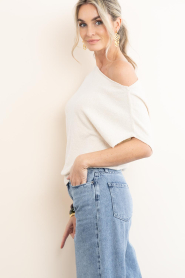 Club L'avenir |  Top neck Azai | natural | Picture 6