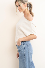 Club L'avenir |  Top neck Azai | natural | Picture 7