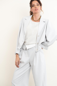 Club L'avenir :  Cropped blazer Veya | natural - img2