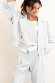 Club L'avenir :  Cropped blazer Veya | natural - img6